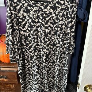 HB  Men’s Black & Cream short sleeve Shirt- 3XLGT- NWOT